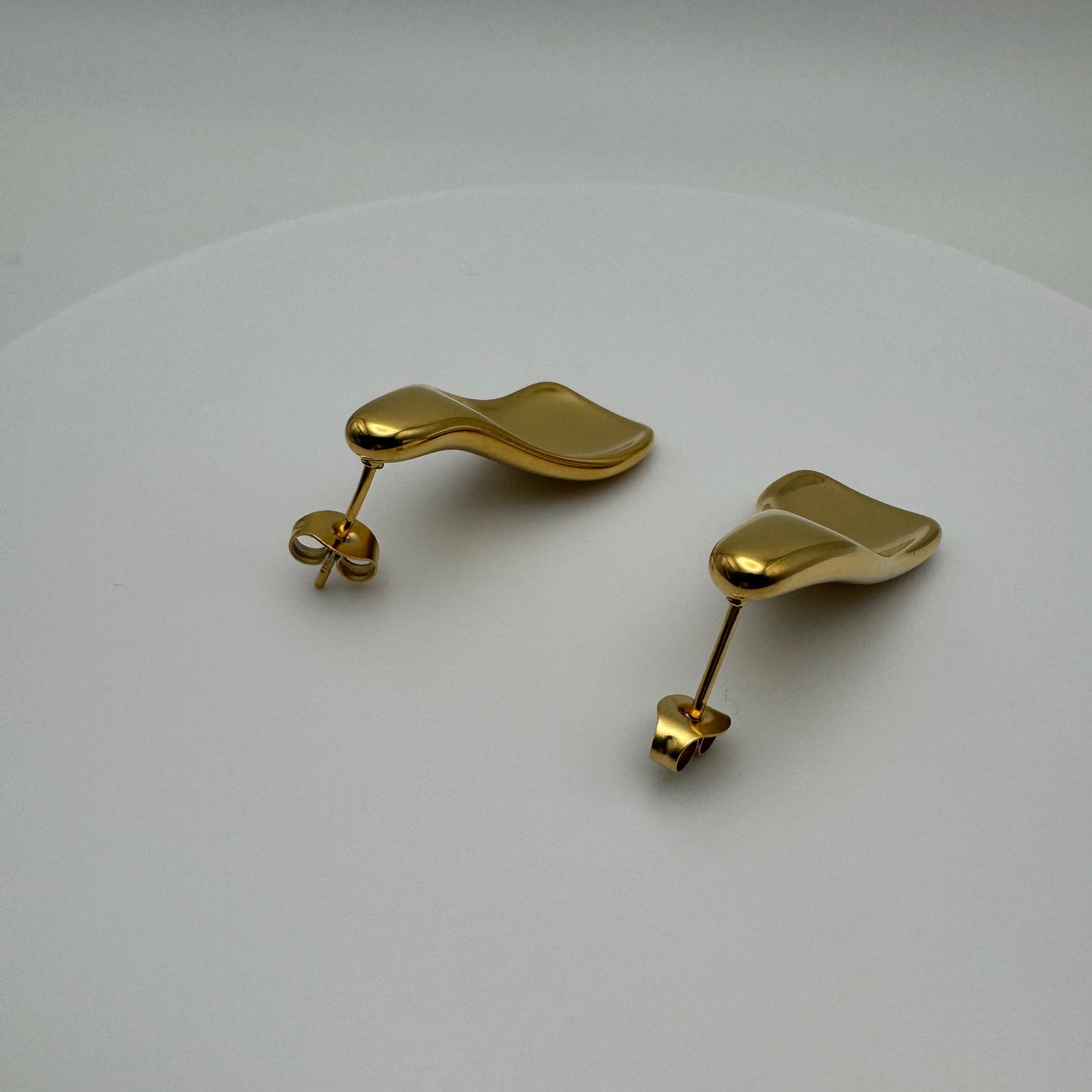 Maria Non-Tarnish Gold Drop Earrings