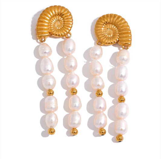 Lana non-Tarnish Gold Drop Earrings