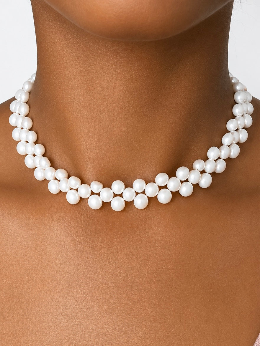 Blanche Classic Freshwater Pearl Set in Sterling Silver