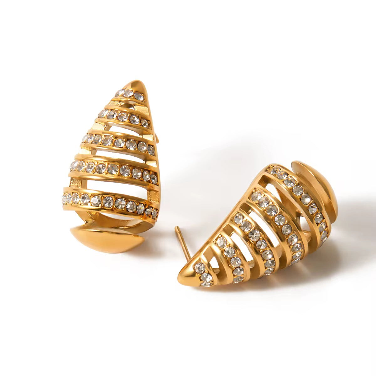 Alessia Earrings Waterproof, Non-Tarnish & Hypoallergenic