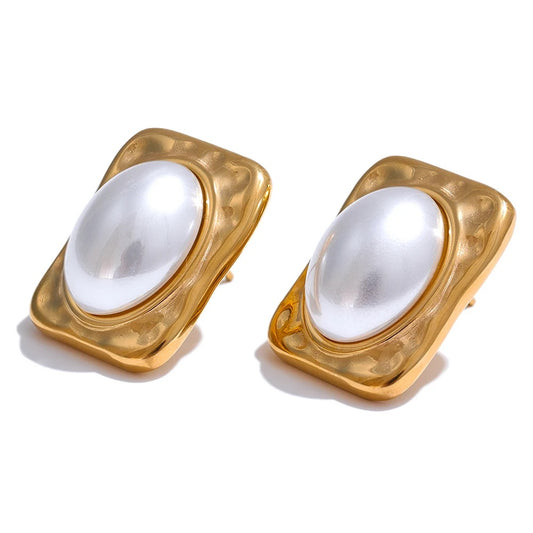 Sophia Non-Tarnish Gold Drop Earrings Water-resistant Hypoallergenic