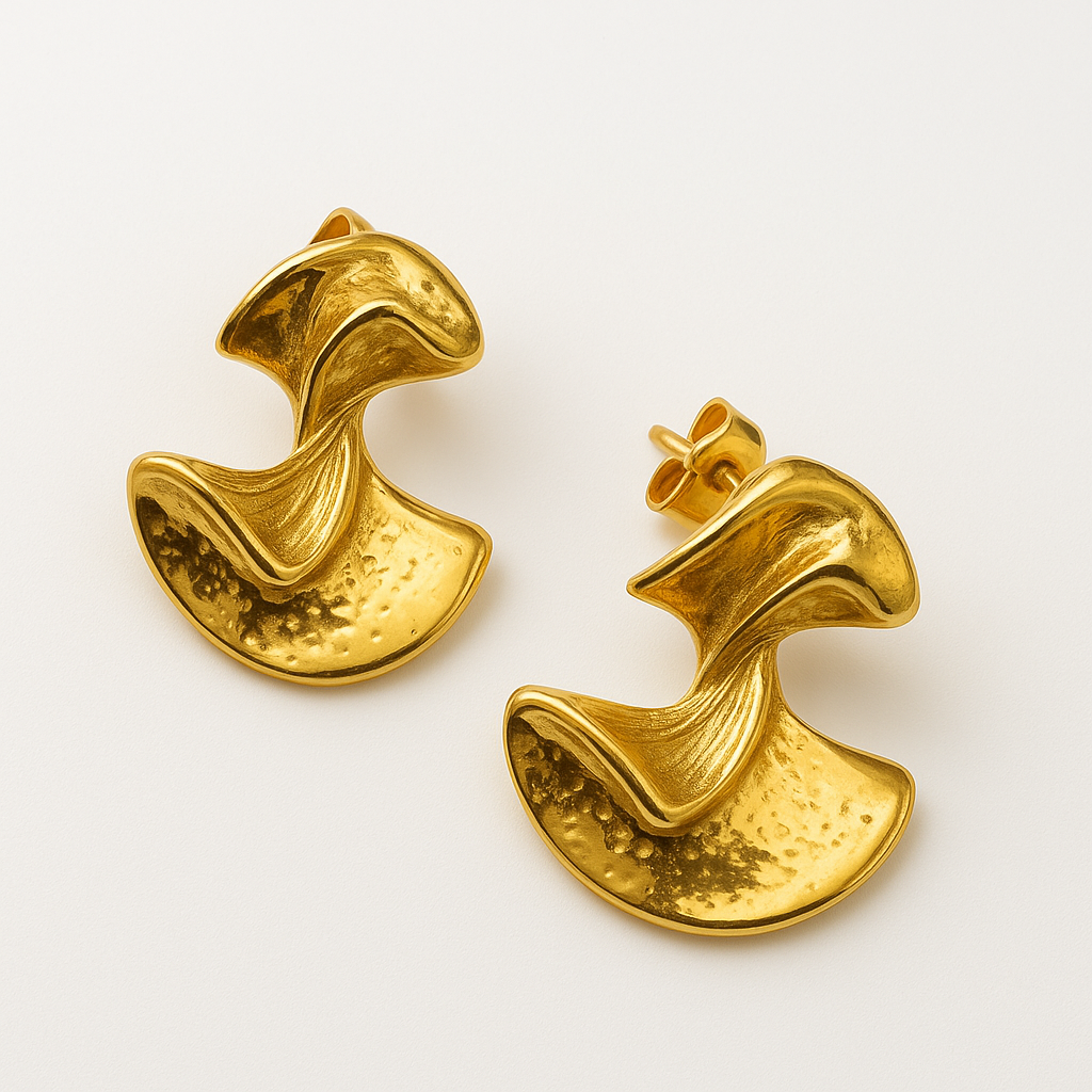 Zuri Studs Earrings Waterproof Non-Tarnish and Hypoallergenic