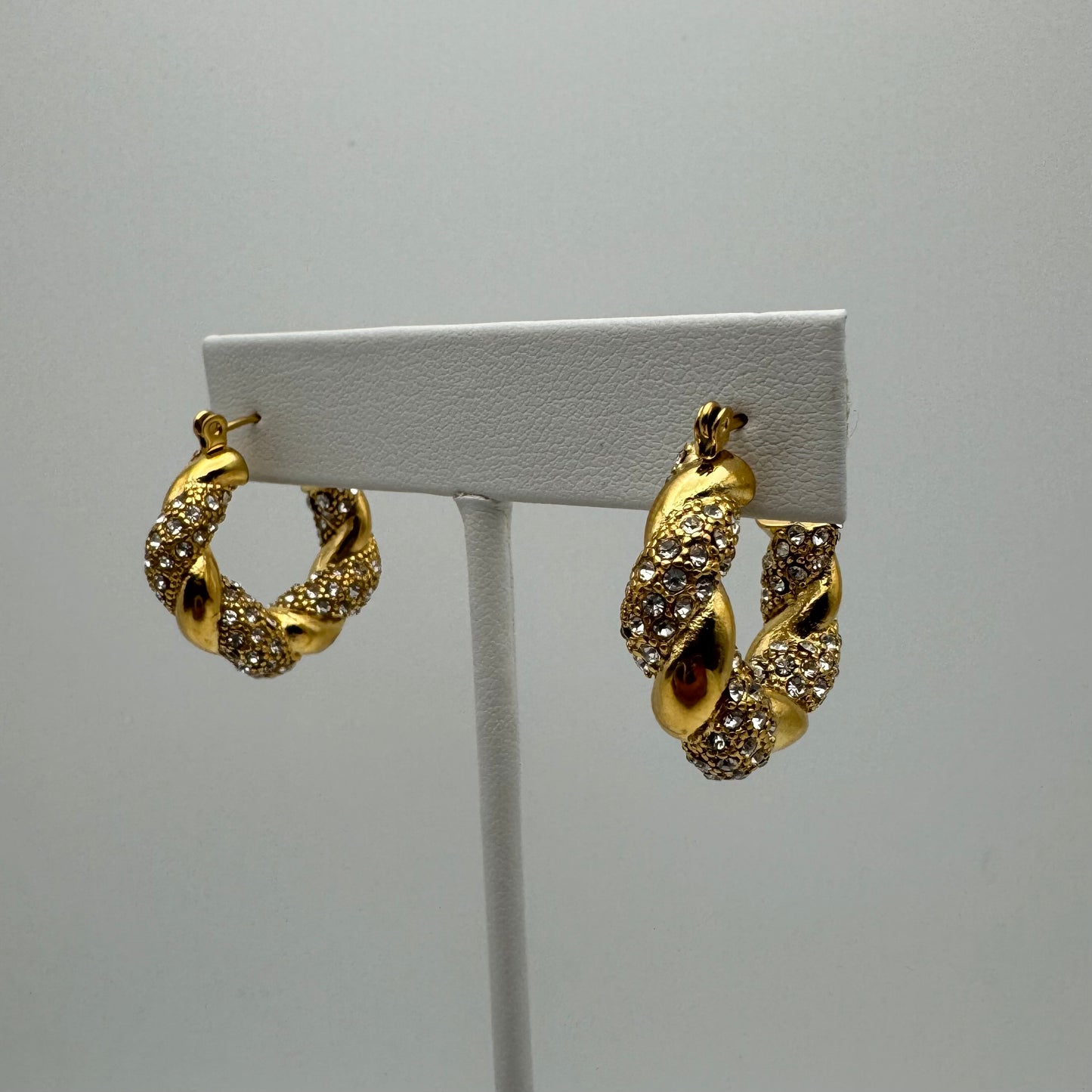 Lexi non-Tarnish Gold Stud Earrings