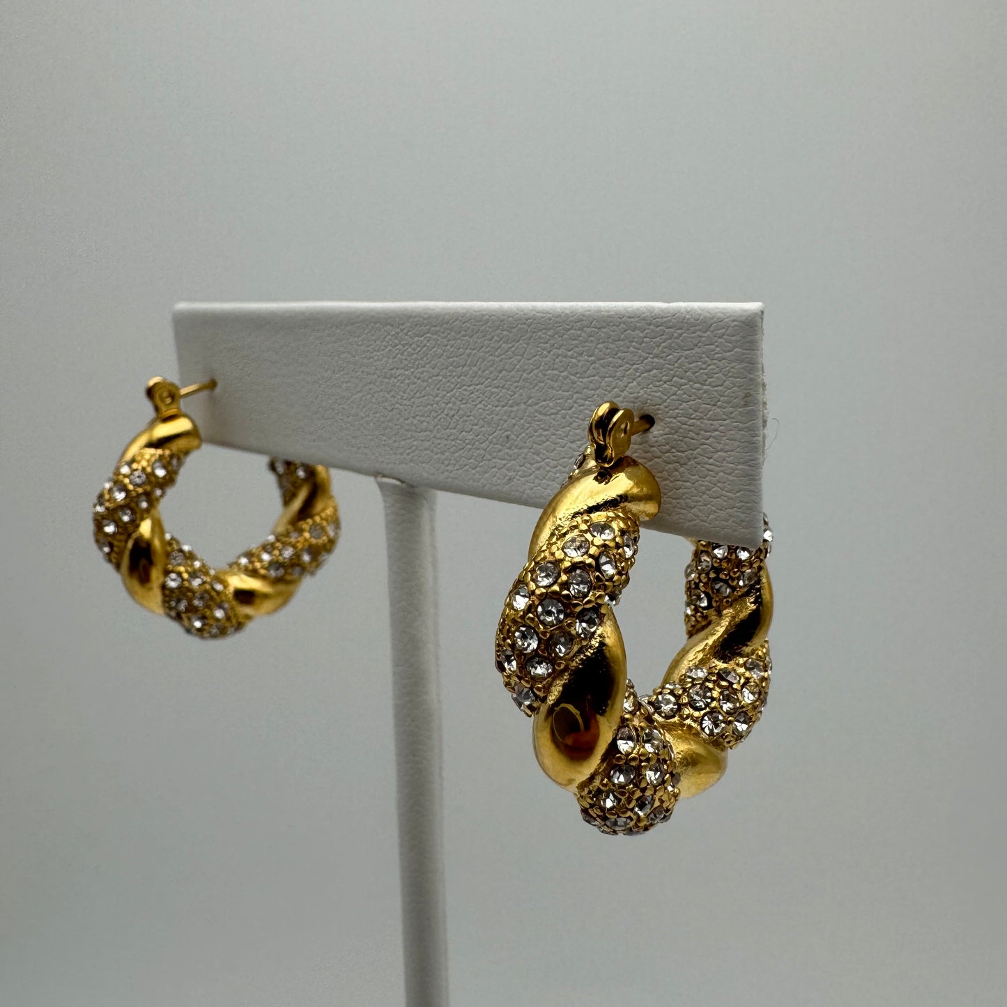 Lexi non-Tarnish Gold Stud Earrings